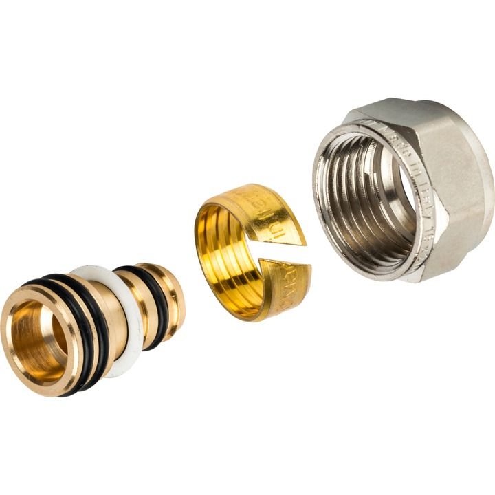 SFC-0022-001620 STOUT Фитинг коппрессионный для трубы PEX AL PEX 16x2.0x1/2