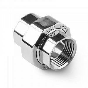 Американка прямая хромированная Ду25 Pro Aqua 