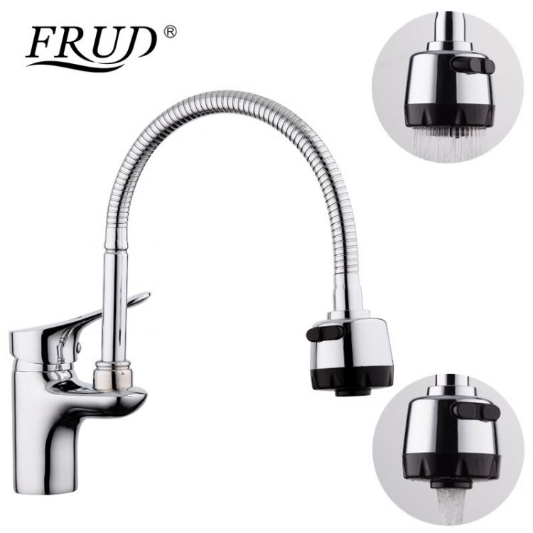 R43113 Смеситель Frud для мойки, гибкий излив