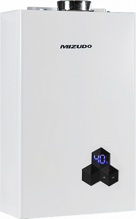 Водонагреватель проточный газовый MIZUDO PERL ULTRA ВПГ 4-14Т ТУРБО 28кВт (14л/мин) (выписывать дымоход)