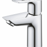 23337001 Смеситель для раковины GROHE BauLoop с ограничителем температуры, гладкий корпус, размер S, хром