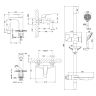 LM0380C Набор "POINT" "3-в-1", хром (LM0314C,LM0306C,LM8062C)