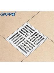 G81051 Душевой трап Gappo хром 100*100