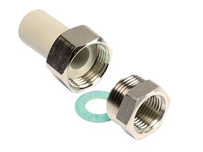Муфта разъемная американка (Ekoplastik) 32х1В серая (под муфту)