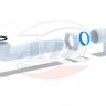 (L-5005) Отводная труба АНИ 1 1/2"*40 (340мм)