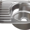 Мойка 7750 MIXLINE 0,8/180 ДЕКОР правая врезная овальная с сифоном 