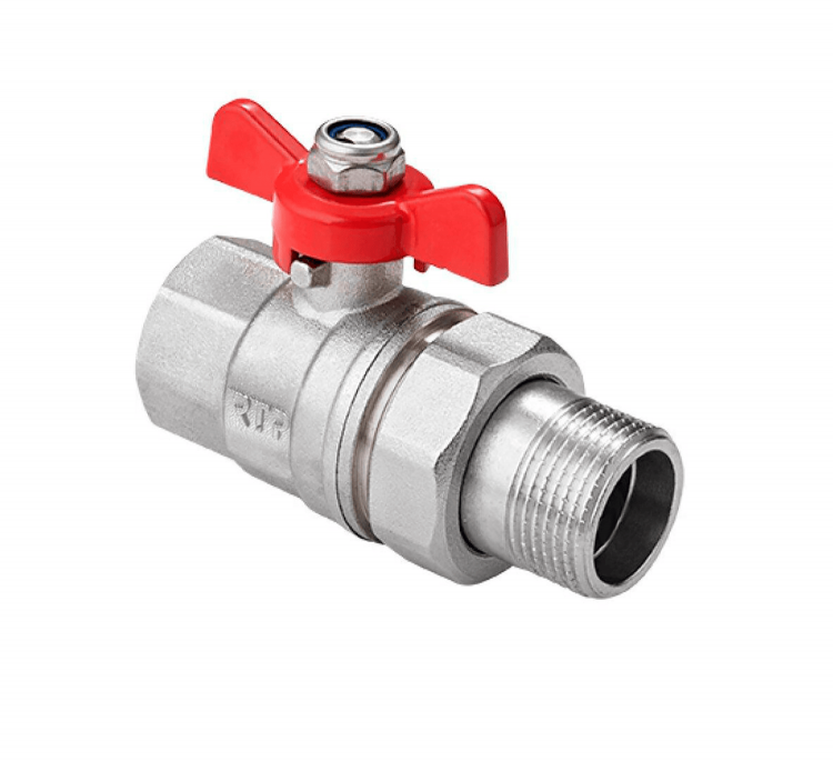 Кран шаровый с американкой RTP Ду25 PN25