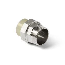 Муфта разъемная американка PP-R (Pro Aqua) d32х1-1/4Н серая
