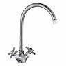 DR46028-White Смеситель DECOROOM для кухни с поворотным изливом