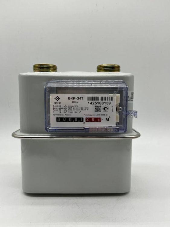 Счетчик газовый правый ВКP-G 4Т V1,2 с термокорректором