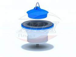 (M-105) Выпуск АНИ 1 1/2" с нержавеющей сеткой и пробкой