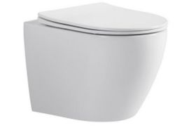 Унитаз подвесной SPARO Gasdum G02, безободковый, сиденье дюропласт микролифт Унитаз подвесной SPARO Gasdum G02, безободковый, сиденье дюропласт микролифт