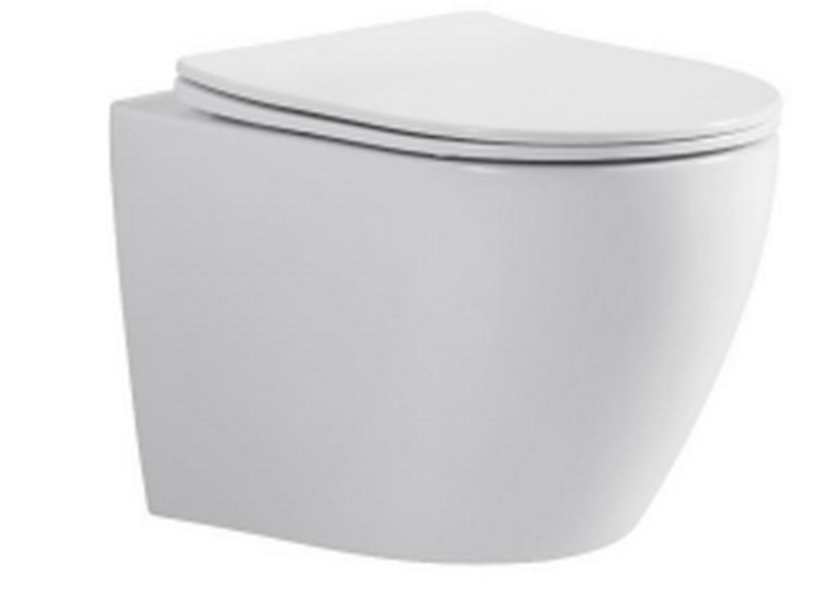 Унитаз подвесной SPARO Gasdum G02, безободковый, сиденье дюропласт микролифт