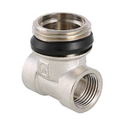 Тройник коллекторный никелированный ValTec Ду25х15х15 (530n)