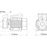 Вихревой насос Aquario ADB-40 (2440) 