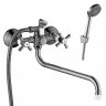 DR46045-White Смеситель DECOROOM универсальный с поворотным изливом 300 мм