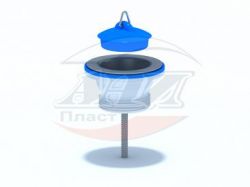 M-205 Выпуск АНИ 1 1/4" с нержавеющей сеткой с пробкой