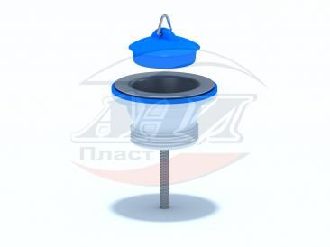 M-205 Выпуск АНИ 1 1/4" с нержавеющей сеткой с пробкой
