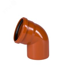 Отвод для наружной канализации d110х67° Valfex