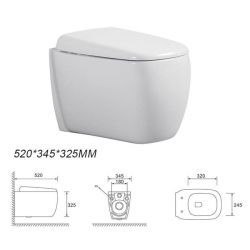 Унитаз подвесной SPARO Gasdum G19 Торнадо безободковый, сиденье дюропласт микролифт Унитаз подвесной SPARO Gasdum G19 Торнадо безободковый, сиденье дюропласт микролифт