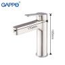 G1099-30 Смеситель Gappo для умывальника, литой корпус, нержавеющая сталь