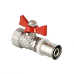 Кран шаровой ValTec base пресс 16х1/2В (VT.242.N)