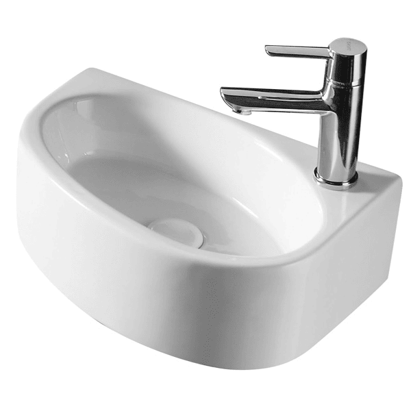 Раковина подвесная правая 42*29*14 (Azario)