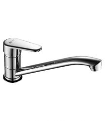 LM0304C Смеситель LEMARK для кухни с поворотным изливом "POINT", хром