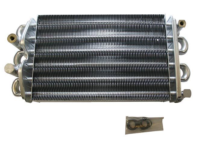 616170  Битермическй теплообменник с кольцевыми прокладками Baxi MAIN, MAIN4