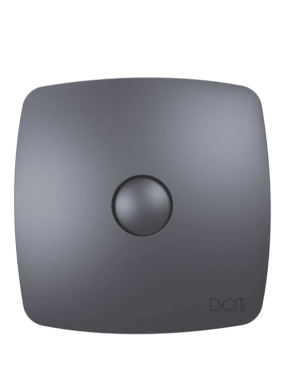 RIO 4C Вентилятор осевой вытяжной с обратным клапаном d100 Dark gray metal