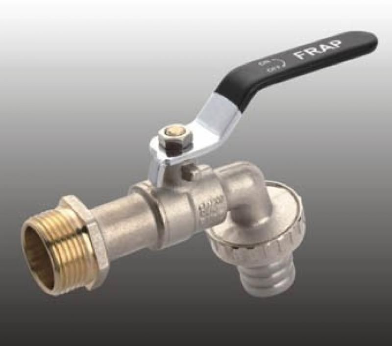 Кран шаровый водоразборный (со штуцером) FRAP Ду15