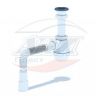 (A-0515) Сифон АНИ Грот 1 1/2"*40 с гибкой трубой 40*40/50