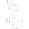 LM0403C Смеситель LEMARK для душа "LINARA", хром