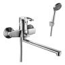 DR67043 Смеситель DECOROOM для ванны универсальный с поворотным изливом 300 мм