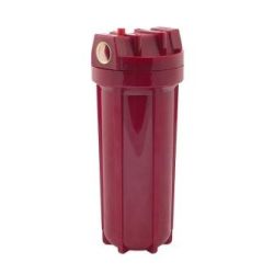 Колба фильтра SL 10"  1/2" (Н) для ГВС красный