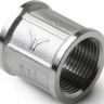Муфта латунная никелированная Ду15 ProAqua
