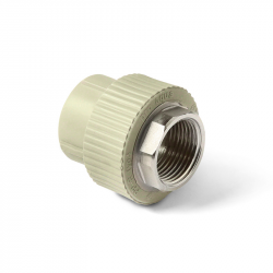 Муфта ПП (Pro Aqua) d50х1 1/2В серая  