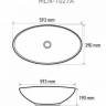 Раковина MELANA MLN-7027A