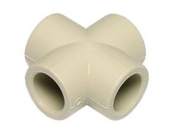 Крест ПП (Ekoplastik) d40 серый