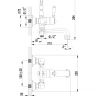 LM4812B Смеситель LEMARK для ванны "VILLA, бронза