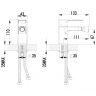 LM1508C Смеситель LEMARK для биде "PLUS GRACE", хром