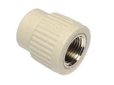 Муфта ПП (Ekoplastik) 16х1/2В серая