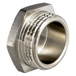 Пробка латунная никелированная ValTec Ду25Н 