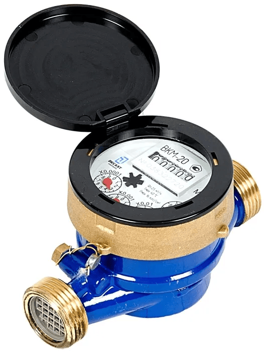 Счетчик воды мокроход ВКМ Ду20 (Декаст)