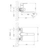LM0317C Смеситель LEMARK для ванны "POINT", хром