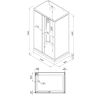 Душевая кабина Тритон Квадро А 120x80