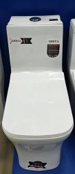 6114 EX Унитаз напольный моноблок, сиденье полипропилен микролифт Derya
