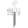 F20801-6   Смеситель Frap для раковины, хром