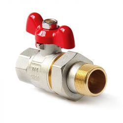 Кран шаровый с американкой PRO AQUA Ду32