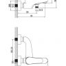 LM4332C Смеситель LEMARK для ванны "SHIFT", хром